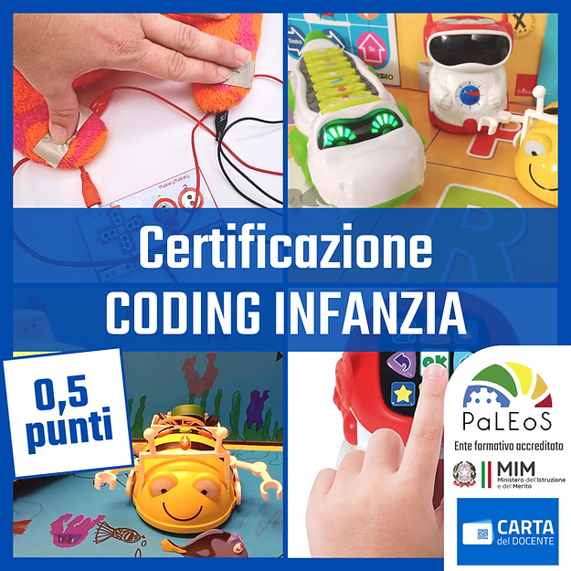 Certificazione CODING infanzia PaLEoS