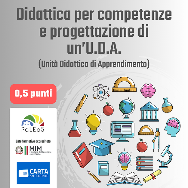 Certificazione Didattica per competenze e progettazione di un’UDA (con le app)