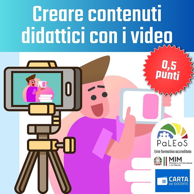 Certificazione Creare contenuti didattici con i video