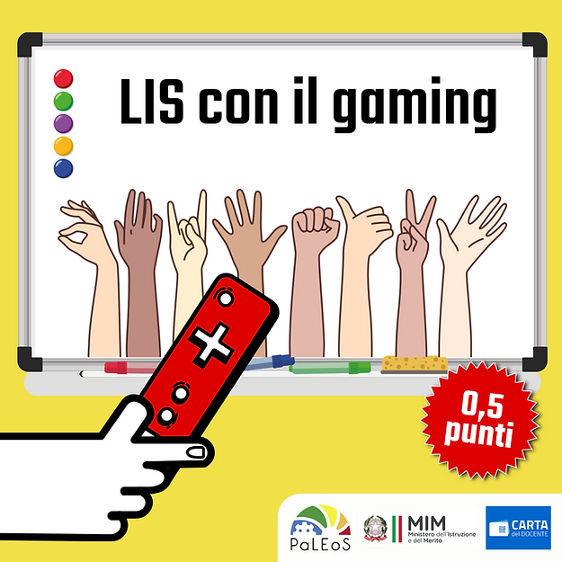 Certificazione LIS (Lingua dei segni Italiana) con il gaming