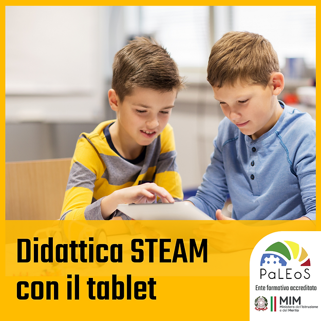 Didattica STEAM con il tablet – senza certificazione