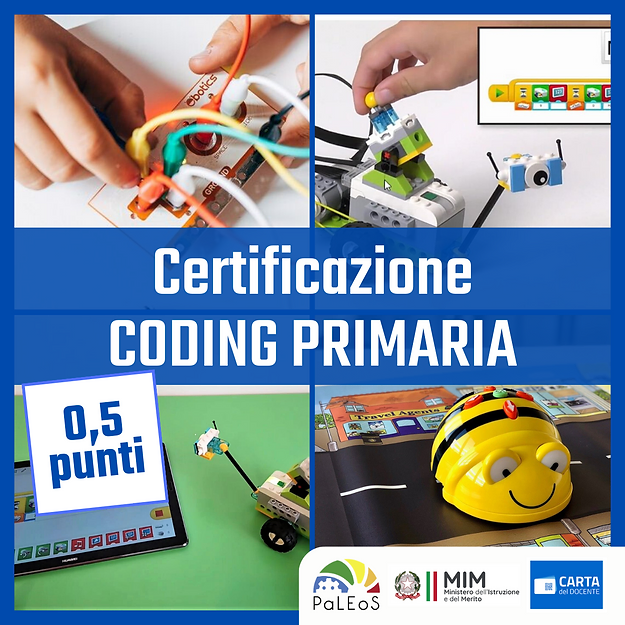 Certificazione CODING primaria PaLEoS