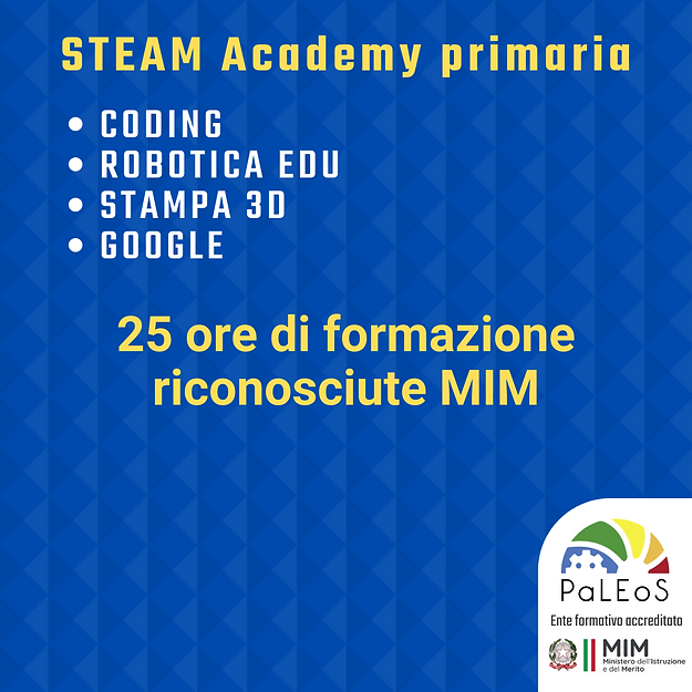 STEAM Academy primaria – senza certificazione