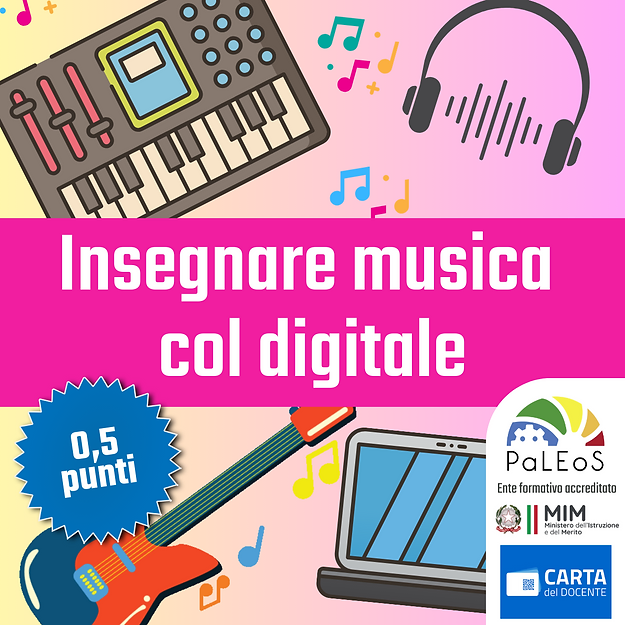 Certificazione Insegnare musica col digitale