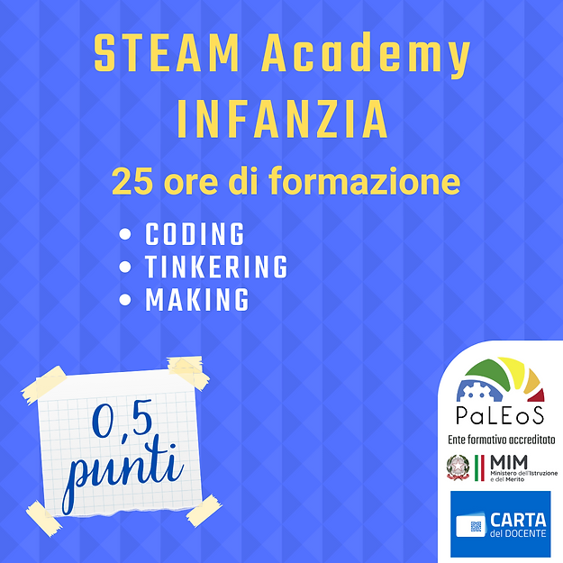 Certificazione STEAM Academy infanzia