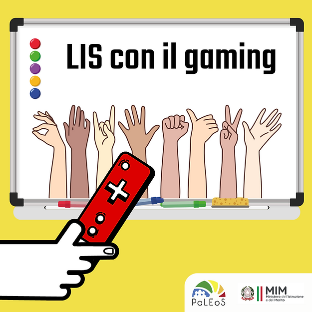 LIS (Lingua dei segni Italiana) con il gaming – senza certificazione