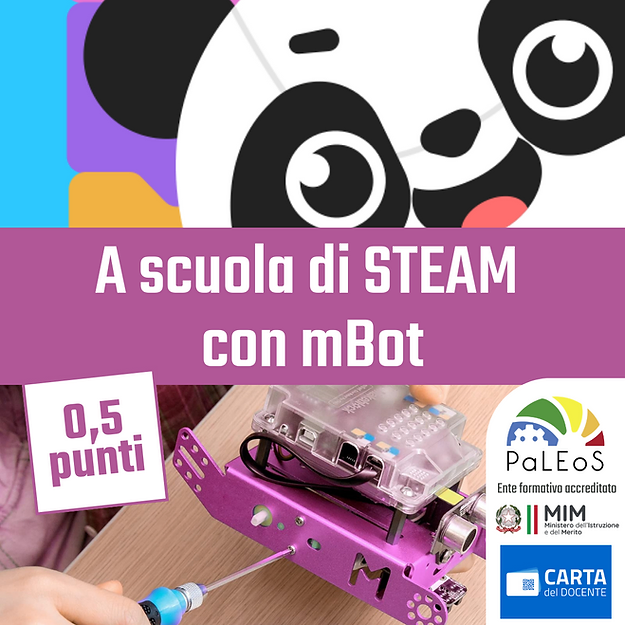 Certificazione A scuola di STEAM con mBot