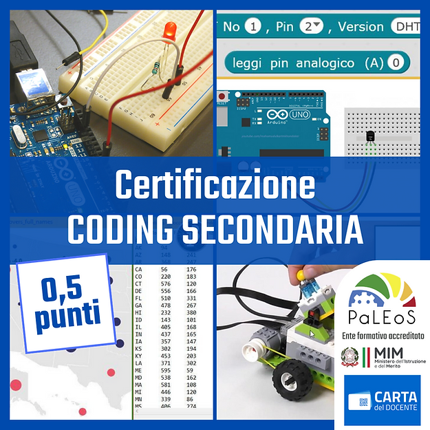 Certificazione CODING secondaria PaLEoS