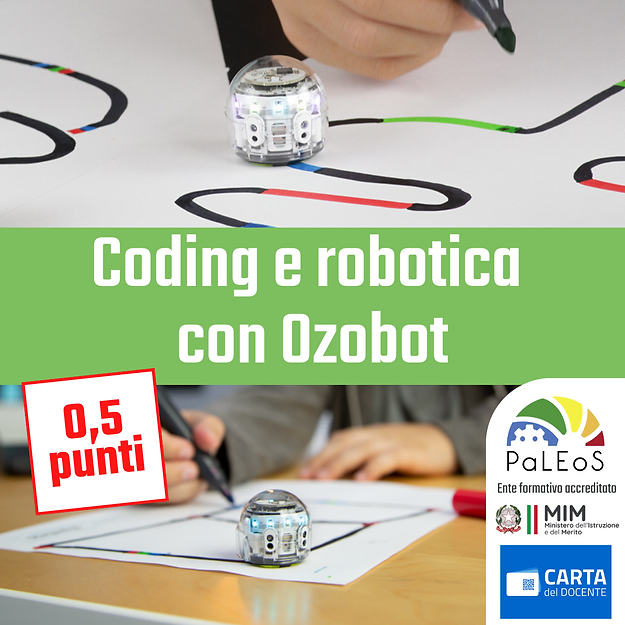 Certificazione Coding e robotica con Ozobot