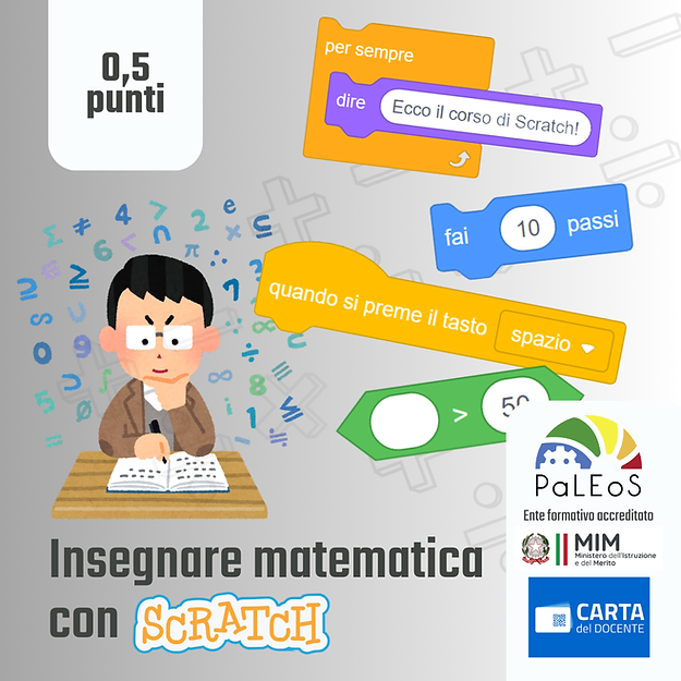 Certificazione Insegnare matematica con Scratch