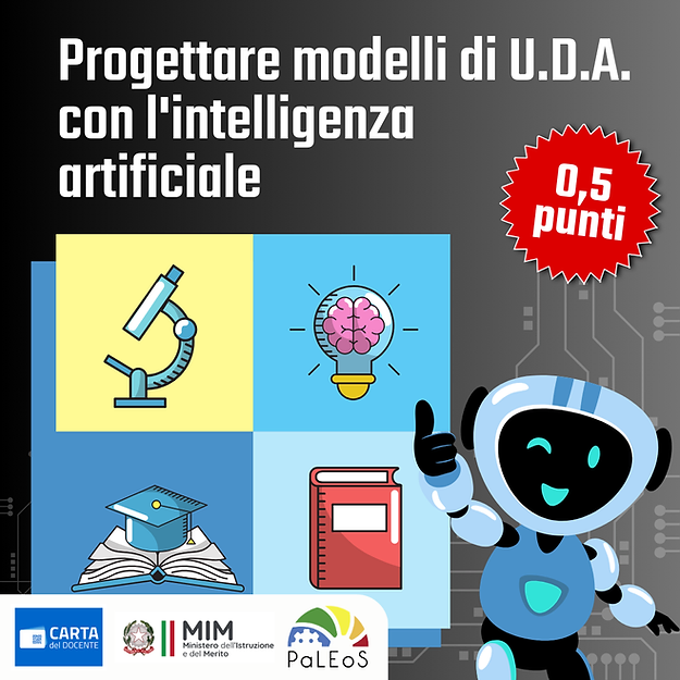 Certificazione Progettare modelli di UDA con l’intelligenza  artificiale