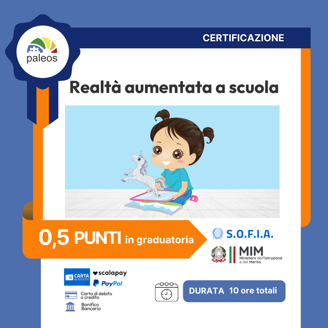 Certificazione Realtà aumentata a scuola