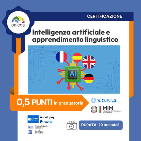 Certificazione Intelligenza Artificiale e apprendimento linguistico