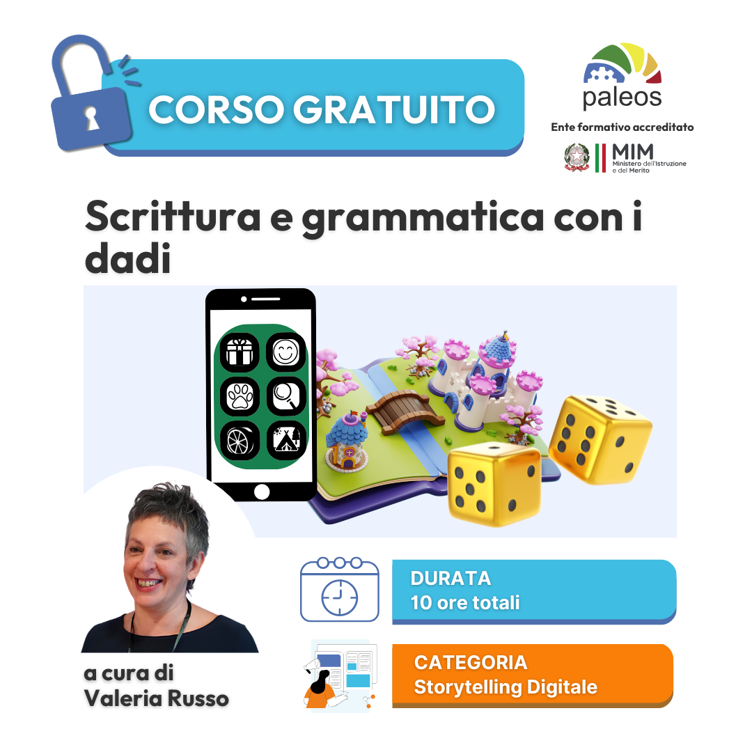 Scrittura e grattica con i dadi - senza certificazione