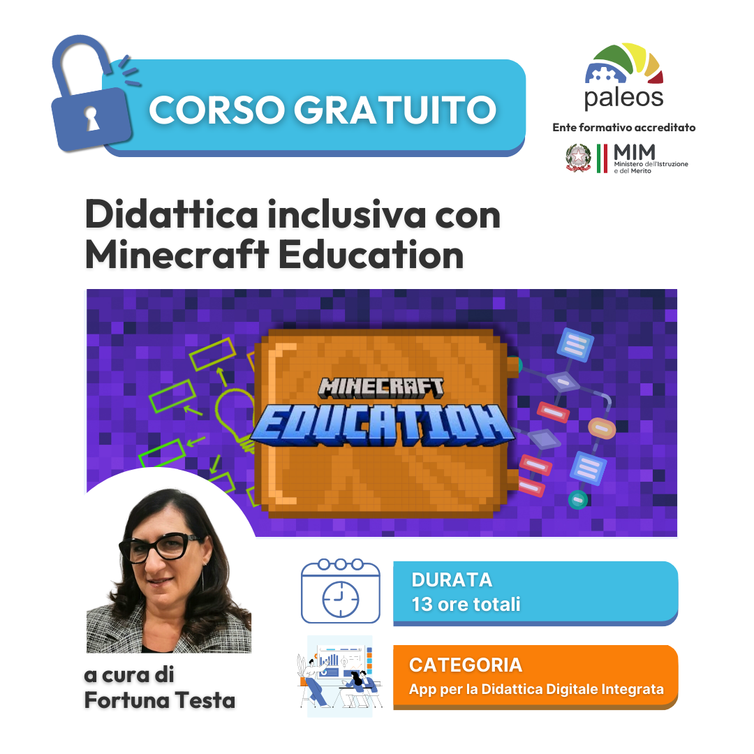 Didattica inclusiva con Minecraft Education – senza certificazione