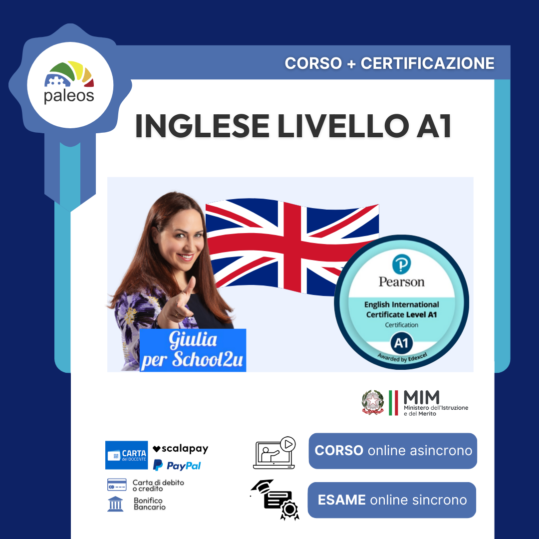 certificazione inglese corso a1