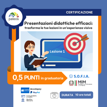 PRESENTAZIONI DIDATTICHE EFFICACI